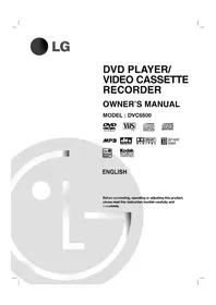 LG DVC6500 - DVD Player / VCR