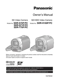 PANASONIC SDR-S71P - Cámara de video