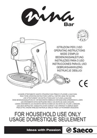 Instrukcja SAECO NINA BAR Ekspres do kawy