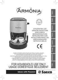 Instrukcja SAECO ARMONIA  - MANUAL 2 Ekspres do kawy