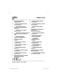 Manuale Neptun NPHW 4100 Pompa dell'acqua