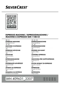 SILVERCREST SEM 1100 C4 - Καφετιέρα