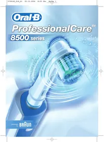 ORALB PROFESSIONALCARE 8500 BRAUN