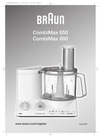 BRAUN COMBIMAX 650 - Robot de cozinha