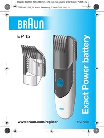 BRAUN EXACT POWER BATTERY - Μπαταρίες