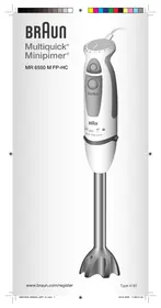 BRAUN MR 6550 M FP-HC - Блендер