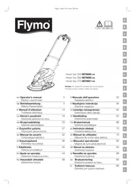 Notice FLYMO HOVER VAC 250 Tondeuse à gazon