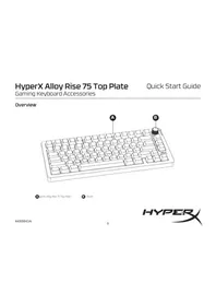 Alloy Rise 75 Top Plate HYPERX
