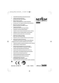 Manuale Neptun NPHA-E 3600 Scaldabagno