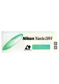 Manual NIKON NUVIS 110I Cámara