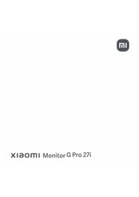 说明书 Xiaomi MONITOR G PRO 27I 显示器
