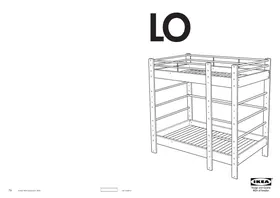 IKEA LO - Lit superposé