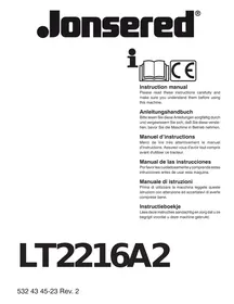 JONSERED LT 2216 A2 - Débroussailleuse