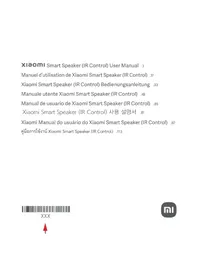 Manual Xiaomi SMART SPEAKER (IR CONTROL) Altifalantes