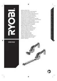 Notice RYOBI ONE+ OGS1822 Taille-haie électrique