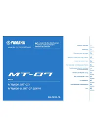 Notice YAMAHA MT-07 (2025) Moto