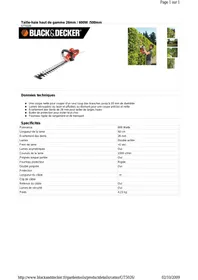 BLACK & DECKER GT5026 BLACK & DECKER