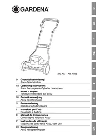 GARDENA 380 AC - Tondeuse à gazon