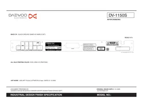 DAEWOO DV-1150S - Lecteur DVD