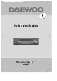 DAEWOO VQ997 - Magnétoscope