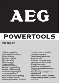 AEG BH 26 LXE - Outil électroportatif