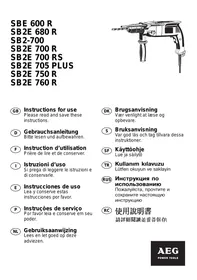 AEG SB2E 680 R - Perceuse