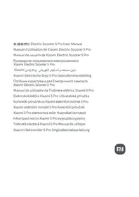 Handleiding Xiaomi ELECTRIC SCOOTER 5 PRO Elektrische step