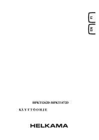 Käyttöohje Helkama HPKT1262D Pyykinpesukone