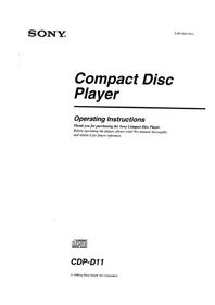 CDP-D11 SONY