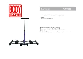 LEG TRAINER 70500 CARE FITNESS