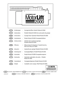 MOTORLIFT 2000 CHAMBERLAIN
