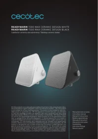 CECOTEC ReadyWarm 1500 Max Ceramic Design - Termoventilatore