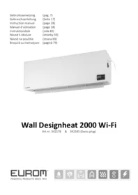 Wall Designheat 2000 wifi Eurom