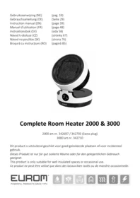 Eurom Complete Room Heater 2000 - Bijverwarming