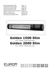 Eurom Golden 2000 Slim - Bijverwarming