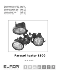 Parasol Heater 1500 Eurom