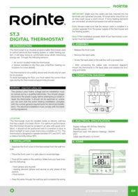 ROINTE ST3 EXT DIG complet - Elektrische radiator