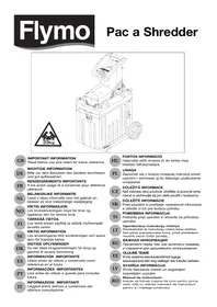 Käyttöohje FLYMO PAC A SHREDDER Puutarhajyrsin