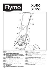 Notice FLYMO XL500 Tondeuse à gazon