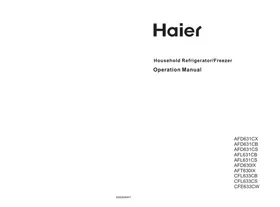 HAIER CFL633CS - Refrigerator-freezer