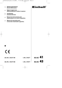 EINHELL BG-BC 41 - Desbrozadora
