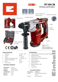 EINHELL RT-RH 26 - Perceuse