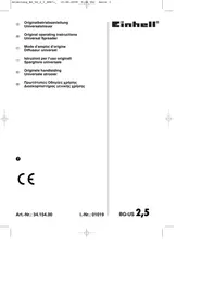 BG-US 2.5 EINHELL