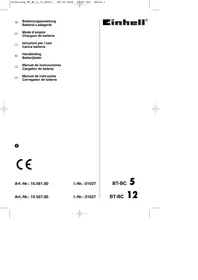 EINHELL BT-BC 5 - Batterijladers