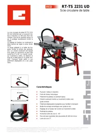 EINHELL RT-TS 2231 UD - Scie sur table