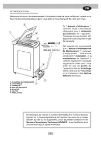 HOOVER LBHTI247CE - Lave-linge
