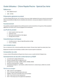 Notice Edenea 107203 Piscine