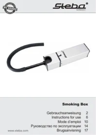 Notice STEBA SMOKINGBOX BBQ ZUBEHOR GEBRAUCHSANWEISUNG 4011833400949 кухонный прибор
