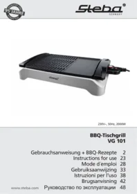 Notice STEBA VG101 BBQ Elettrodomestico da cucina