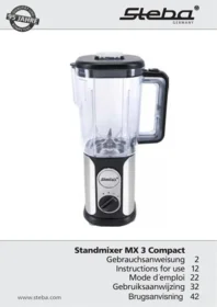 Notice STEBA MX3 Kitchen appliance